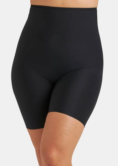 Corrigerende slip met hoge taille - zwart - Gr. 38 van Goldner Fashion