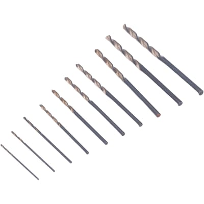 Ensemble de forets HSS Mini Foret Hélicoïdal Perçage Sculpture Poinçonnage pour Noyer Cire d'abeille Bois 0.8?3,0 mm