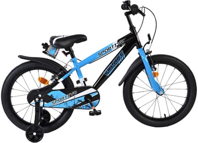 Volare Sportivo Kinderfiets - Jongens - 18 inch - Blauw - Twee Handremmen