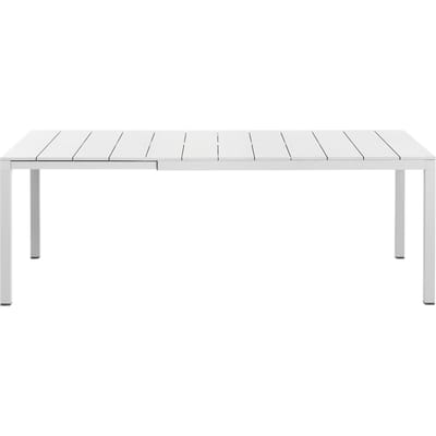 Nardi Rio Alu Uitschuifbare tafel 140 cm - bianco