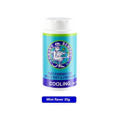 GRANS REMEDY Voetdeodorant 35g per fles (3 geuren beschikbaar) 35g