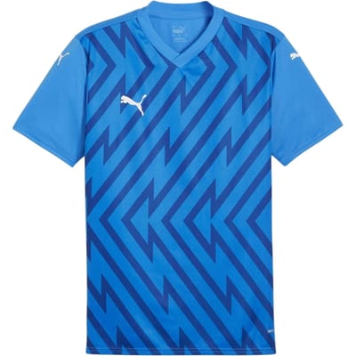 Puma Heren Teamglory Jersey T-Shirt (Blauw/Wit)