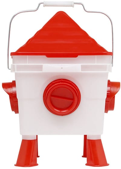 UniEgg® Smart Feeder 8,5 KG – 4x Feeders | Slimme en hygiënische voeroplossing voor kippen en ander pluimvee