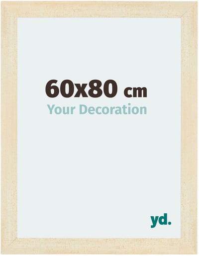 Your Decoration - Puzzellijst 60x80 cm - Zand Geveegd - Puzzellijst 1500-2000 stukjes - MDF Fotolijst - Mura
