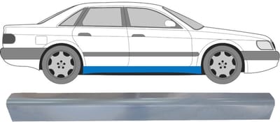 Reparatie dorpel voor Audi 100 C4 1990-1994 / Links = Rechts (symmetrisch)