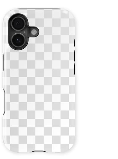 Design Hoesje geschikt voor iPhone 16 | Geschikt Voor Mag | Tiny Squares Checkered Print | Backcover geschikt voor iPhone 16 Ivory Squares