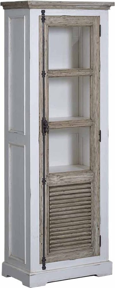 Tower Living virtrinekast Amanda 69x40x190 cm grenen