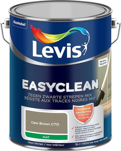 Levis - Easyclean Tegen Zwarte Strepen Mix - Clear Brown C70 - Mengverf - 5 L