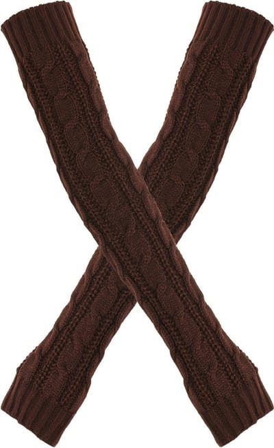 Nivard Armwarmers - Polswarmers - Armwarmers Dames - Duimopening - Wol - Armstukken - Grijs