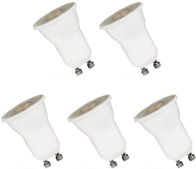 Spectrum LED Spot GU10 2W - 230V - 150 Lumen - 4000K Neutraal Wit - Natuurlijk Licht - Energiezuinig - 5 stuks