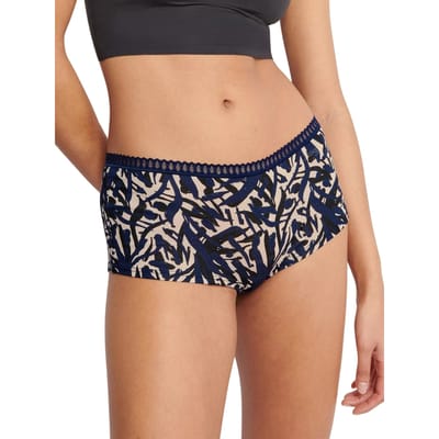 sloggi GO Crush Short 3 pak Dames Onderbroek - Blauw - DonkerCombinatie - Maat L