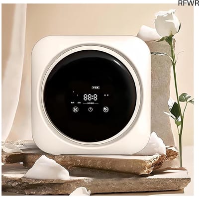 RFWR® Compacte 2-in-1 Mini Wasmachine en Droger - Voor Ondergoed en Kleding, Geluidsarm en Waterbesparend