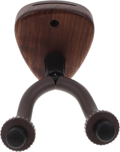 Gitaar Muurbeugel - Instrument Houder - Veilige Opslag - Ruimtebesparend Design - 7.5x8.7x14.3cm - Houtkleur
