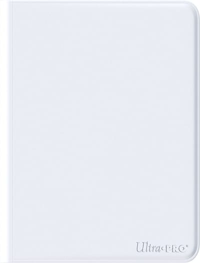 PRO-BINDER Zippered 9-Pocket Vivid White