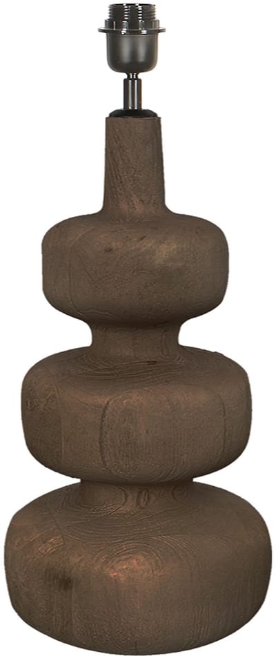 by Mooss - Tafellamp - Hout - Modern - Umber - Mat - Donkerbruin - 50 cm
