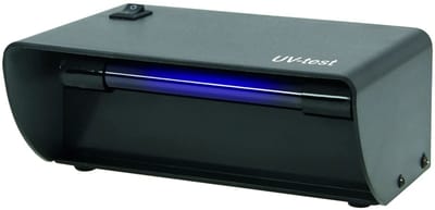 UV-lamp lange golf tafelmodel voor controle bankbiljetten of fluorescentie postzegels