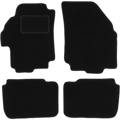 Zwarte veloursmatten voor: Suzuki Liana hatchback, sedan, stationwagen (2001-2004)