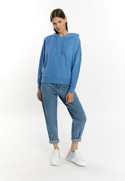 Mymo Hoodie Dames Hemelsblauw