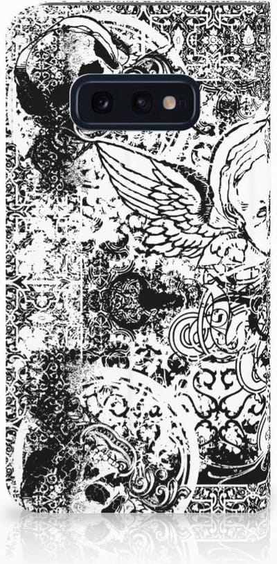 Mobiel BookCase Samsung Galaxy S10e Skulls Angel