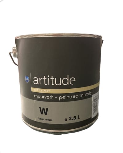 Levis Artitude - Hoogkwalitatieve extra matt binnen muurverf - 2,50 L - RAL 7044 Zijdegrijs - Prijs per stuk