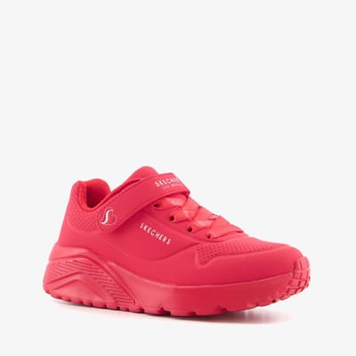 Skechers Uno Lite kinder sneakers rood
