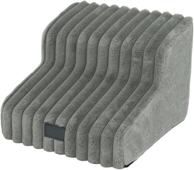 Huisdiertrap - Hondentrap Kattentrap - Veilige Toegang - Gewrichtsvriendelijk Design - 3 Lagen 58x41x35cm - Grijs