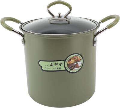 Frituurpan - Kookpot Braadpan - Thuis Frituren - Antiaanbaklaag - 3L - Zwart