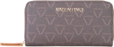 VALENTINO Portemonnee Lady Re Zip Around Wallet Moro / Cuoio Bruine