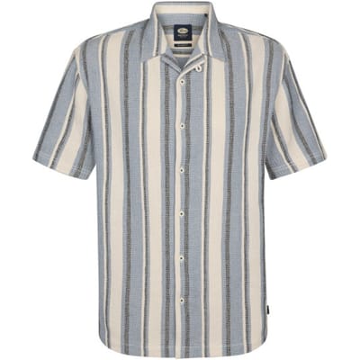 Petrol Industries men shirt short sleeve aop m-1060-sis429 5195 marble blue