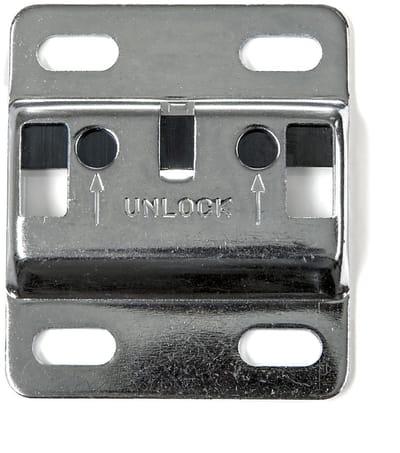 Steunplaat 60x70 mm voor onderkastophanger SOLID 807