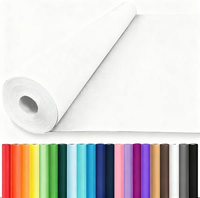 Grote Rol Wit Papier voor Schilderen, Knutselen en Inpakken (91 cm x 640 cm)