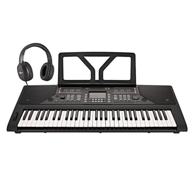 K3 61-toet Keyboard van Gear4music, Hoofdtelefoonset