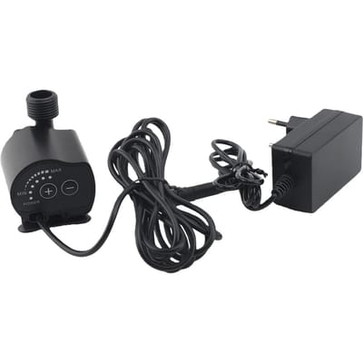 Pompe à eau 12V 15W Débit 800LPH Hauteur de refoulement 5m Contrôle 5 vitesses Pompe à eau DC avec ventouse