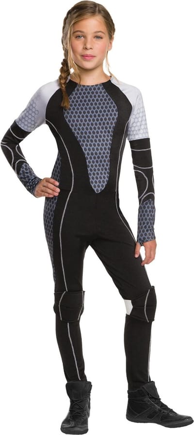 RUBIES UK - Katniss Hunger Games kostuum voor meisjes - 98/104 (3-4 jaar) - Kinderkostuums