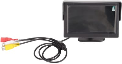 Dailygoods- Achteruitrijcamera 4,3 inch - Auto display - Verstelbaar - Waterdicht - ABS - Automatische schakeling AV1/AV2 - Autodisplay
