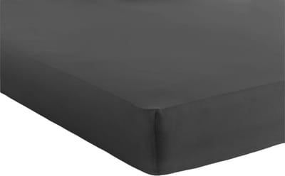 Bed Care Jersey Stretch Hoeslaken - 90x200 - 100% Katoen - 30CM Hoekhoogte - Antraciet