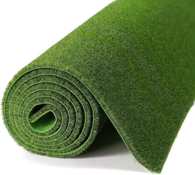 Kunstgras Grastapijt - 100 × 50 cm - Grasmat voor Binnen en Buiten - Groen kunstgrasmat - Decoratieve materialen - Perfect voor Balkon, Terras, Tuin en Speelhoek - Decoratief groen kunstgras tapijt