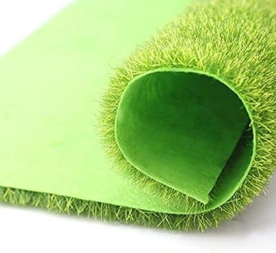 Kunstgras Panelen - Mos Gazon - Decoratie Creëren - UV-bestendig Materiaal - 2 Stuks - Groen
