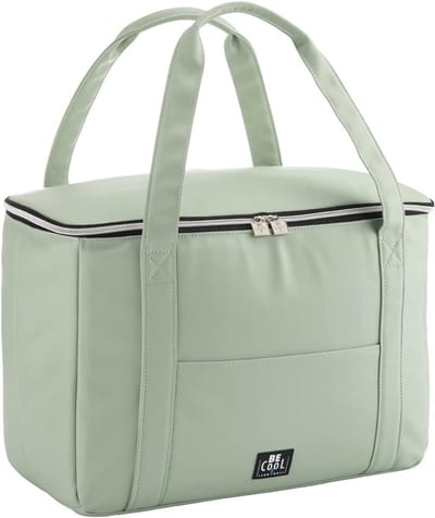Extra Grote Koeltas Mintgroen - 28 Liter - Ideaal voor Picknick, Boodschappen en Reizen