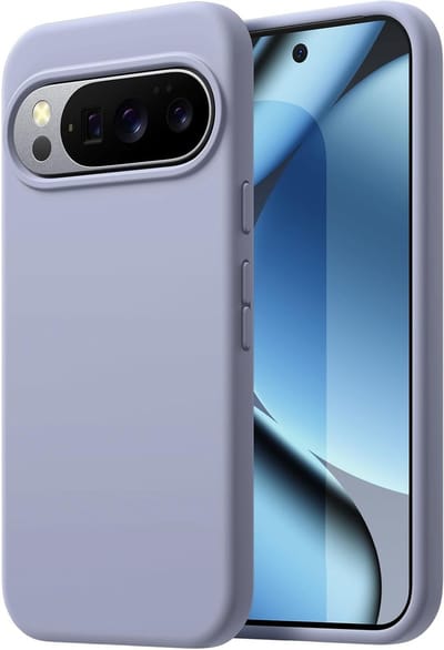 Zachte Liquid Silicone Hoes voor Google Pixel 10/10 Pro 2025, Volledige Bescherming, Schokbestendig en Microvezel Voering