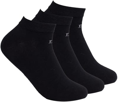 TRESANTI | ZACH I Bamboo enkelsokken 3-pack | zwart | Size 43/46