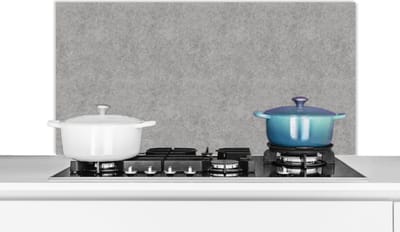 Spatscherm keuken 100x50 cm - Kookplaat achterwand Beton - Oud - Patroon - Muurbeschermer - Spatwand fornuis - Hoogwaardig aluminium