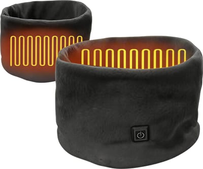 3 Gears USB Verwarmde Sjaal voor Mannen en Vrouwen - Fleece Bandana Neckerchief voor Extra Warmte met Velvet Comfort | Verwarmde Sjaal | USB Sjaal | Warme Sjaal | Winteraccessoire