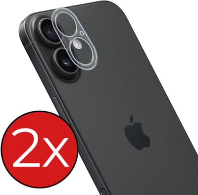 Camera Lens Protector - 2 Stuks - Geschikt voor Apple iPhone 17 - Camera Screenprotector - Beschermglas - Gehard Glas - Tempered Glass - Screen Protector
