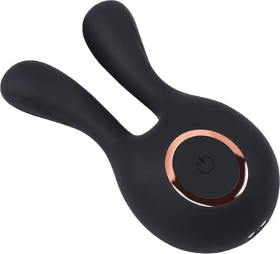 Cupitoys® Mini rabbit vibrator - Zwart - 12 standen - Vibrators voor vrouwen en mannen - Sex toys voor vrouwen en mannen