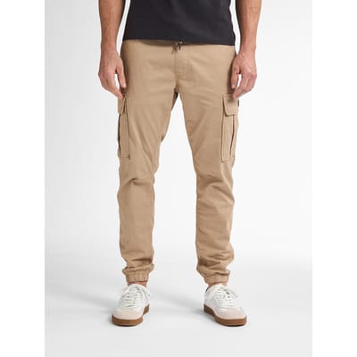 Petrol Industries - Heren Cargo Jogger Driftwoodstone - Bruin - Maat W28L32