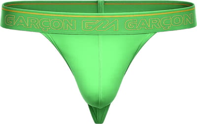 Garçon Thong Green - MAAT S - Heren Ondergoed - String voor Man - Mannen Thong