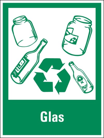 Glas scheiden sticker 400 x 300 mm