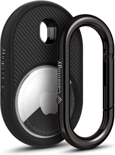 Spigen Caseology Vault hoesje voor Apple AirTag - zwart
