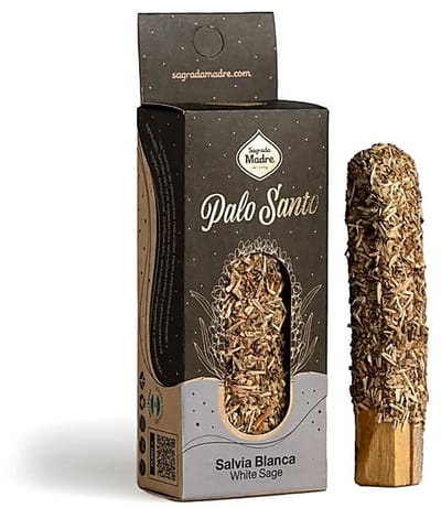 Sagrada Madre Palo Santo stokje met Witte Salie